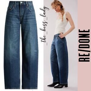 Re/Done Dark Blue Flare Jeans